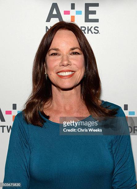 Actress Barbara Hershey attends the A+E Networks 2016 Television Critics Association Press Tour for Damien at The Langham Huntington Hotel and Spa on...