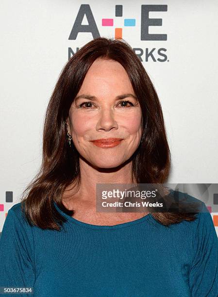 Actress Barbara Hershey attends the A+E Networks 2016 Television Critics Association Press Tour for Damien at The Langham Huntington Hotel and Spa on...