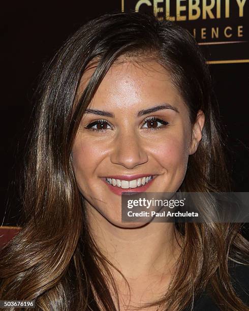 Personality Electra Formosa attends the Celebrity Experience at The Hilton Universal Hotel on January 6, 2016 in Los Angeles, California.