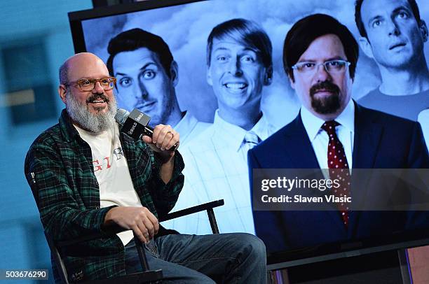 Actor/comedian David Cross discusses his show "Todd Maragret" at AOL BUILD Series at AOL Studios In New York on January 6, 2016 in New York City.