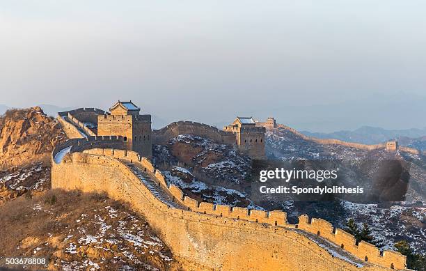 great wall of china - mutianyu stock pictures, royalty-free photos & images