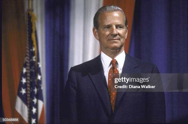 Treasury Secretary James A. Baker III at White House.