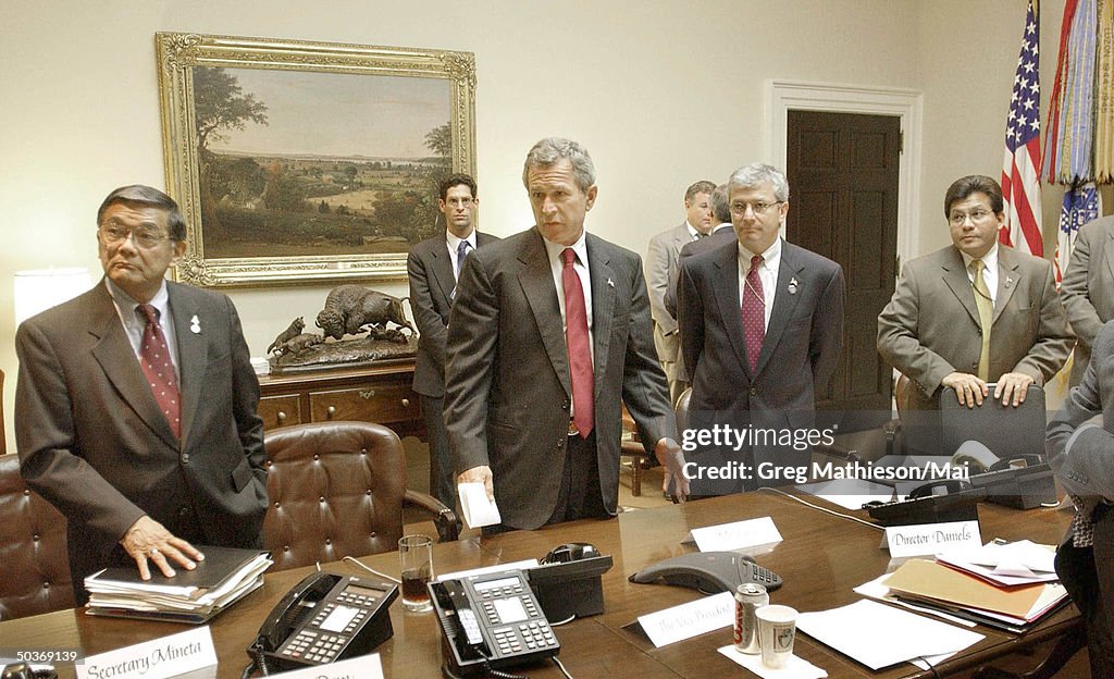 George W. Bush;Josh Bolten;Norman Y. Mineta;Al Gonzalez