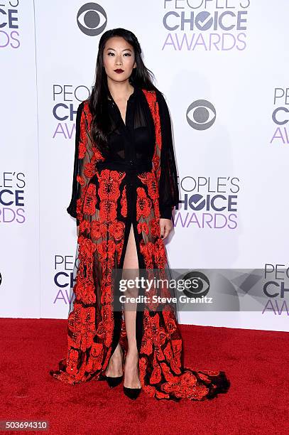 Actress Arden Cho attends the People's Choice Awards 2016 at Microsoft Theater on January 6, 2016 in Los Angeles, California.