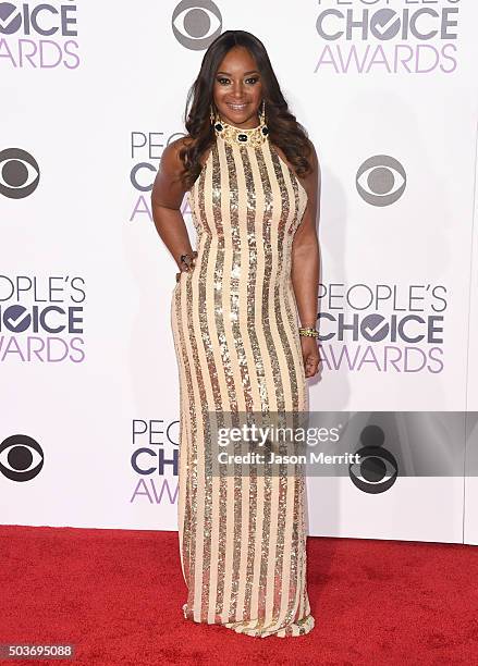 Actress Tamala Jones attends the People's Choice Awards 2016 at Microsoft Theater on January 6, 2016 in Los Angeles, California.