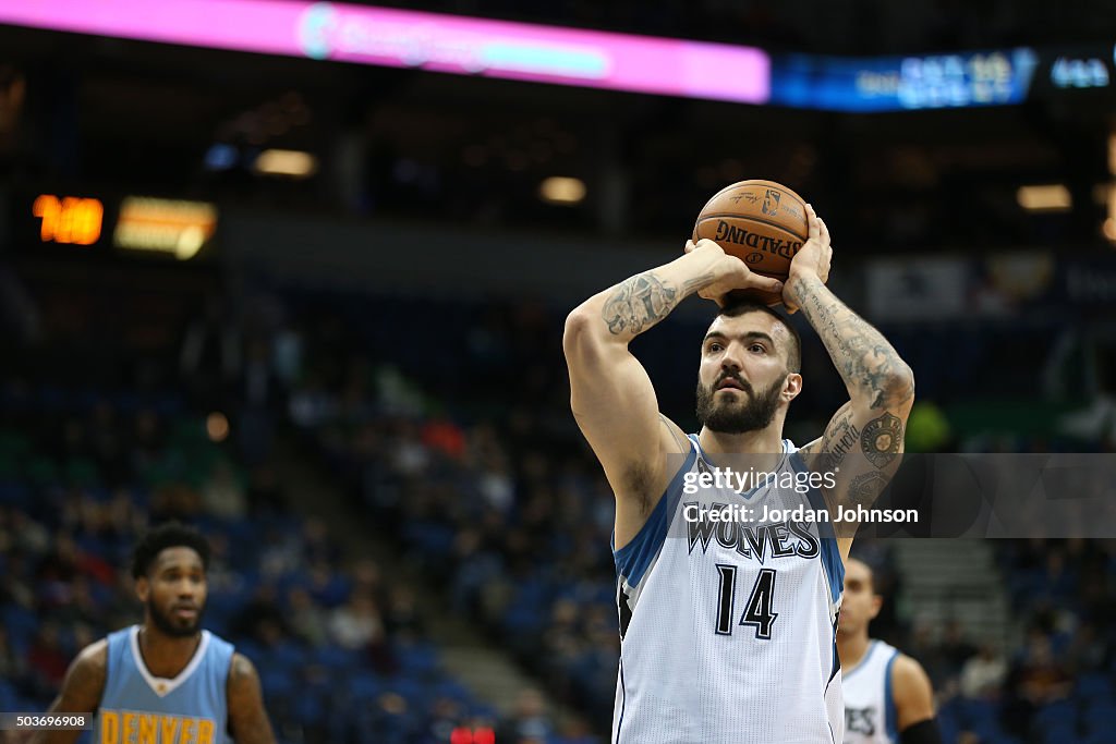 Denver Nuggets v Minnesota Timberwolves