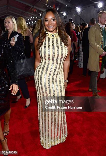 Actress Tamala Jones attends the People's Choice Awards 2016 at Microsoft Theater on January 6, 2016 in Los Angeles, California.