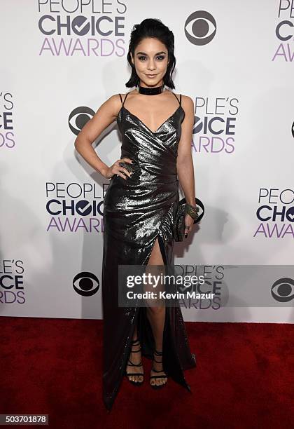 Actress Vanessa Hudgens attends the People's Choice Awards 2016 at Microsoft Theater on January 6, 2016 in Los Angeles, California.