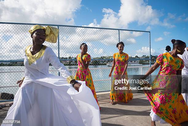 people dancing in antigua - antigua and barbuda stock pictures, royalty-free photos & images