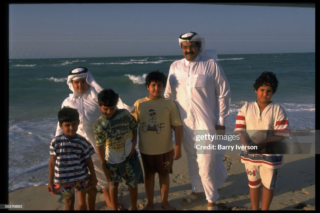 Khalifa Bin Hamad Al Thani [& Family] [RF: Qatar RF]