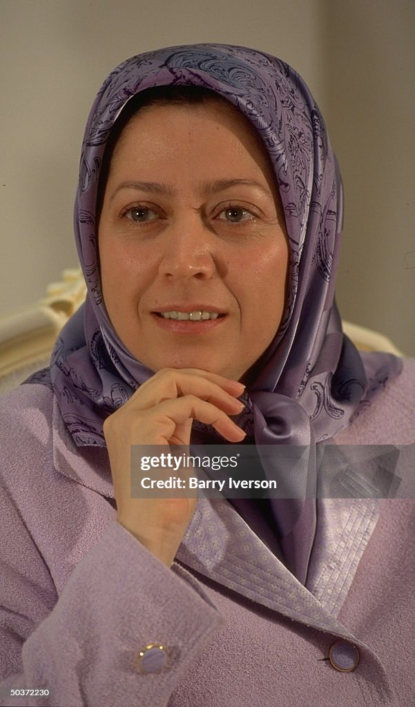 Maryam Ravan Iranian resistance leader Maryam Rajavi, pres-elect of Natl. Council ...