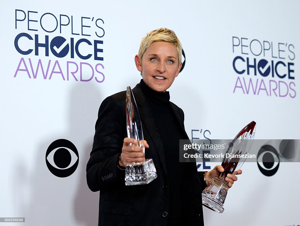 People's Choice Awards 2016 - Press Room