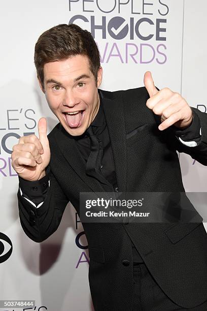 Actor Adam DeVine attends the People's Choice Awards 2016 at Microsoft Theater on January 6, 2016 in Los Angeles, California.