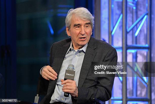 Actor Sam Waterston discusses the new IFC film "Anesthesia" at AOL BUILD Series at AOL Studios In New York on January 6, 2016 in New York City.