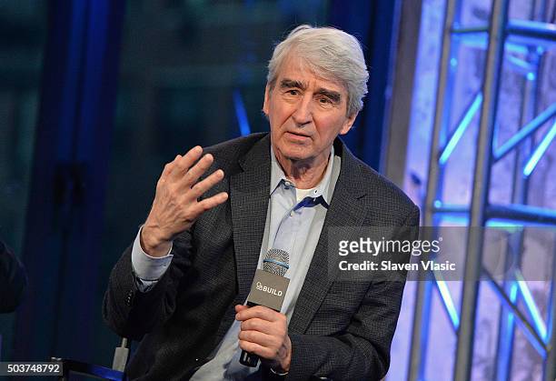 Actor Sam Waterston discusses the new IFC film "Anesthesia" at AOL BUILD Series at AOL Studios In New York on January 6, 2016 in New York City.