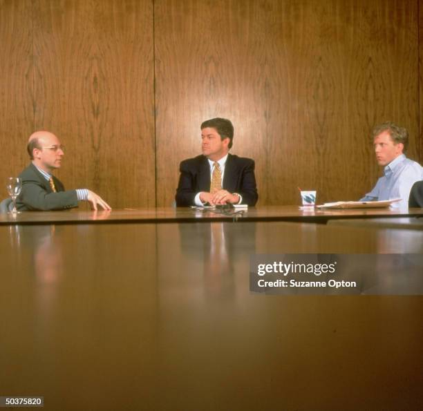 Top financial analysts Jonathan Cohen of Merrill Lynch, Brian Oakes of Lehman Brothers and Henry Blodget of CIBC Oppenheimer.