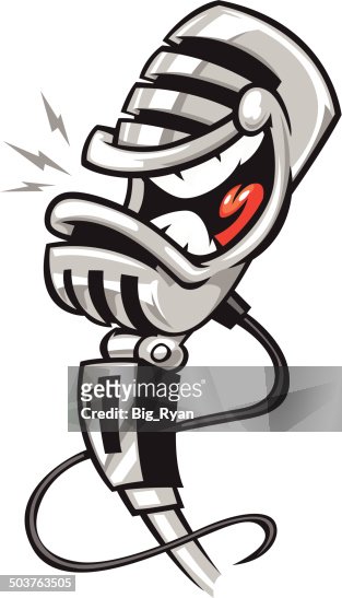 Cartoon Microphone High-Res Vector Graphic - Getty Images