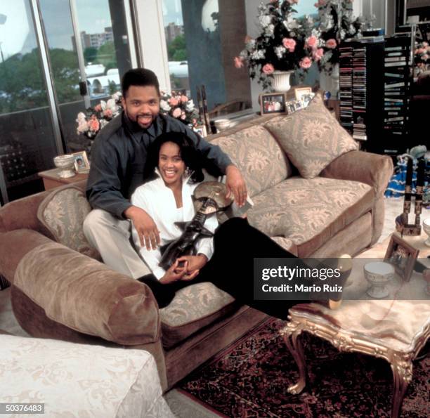 Rep. Jesse Jackson Jr. And wife, Sandi Stevens.