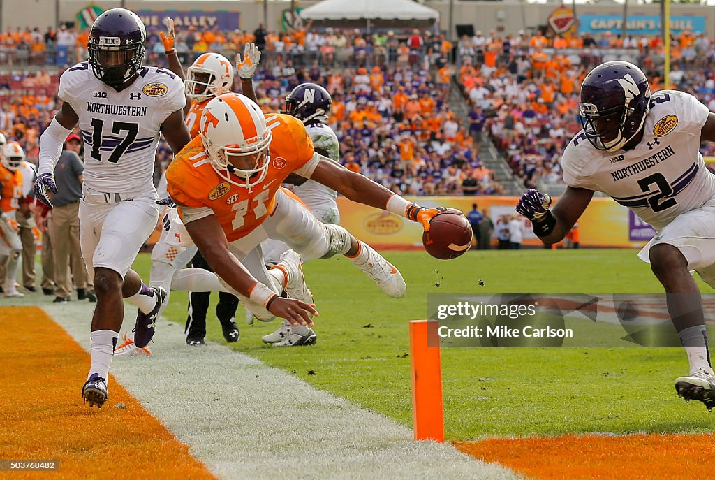 Outback Bowl - Northwestern v Tennessee