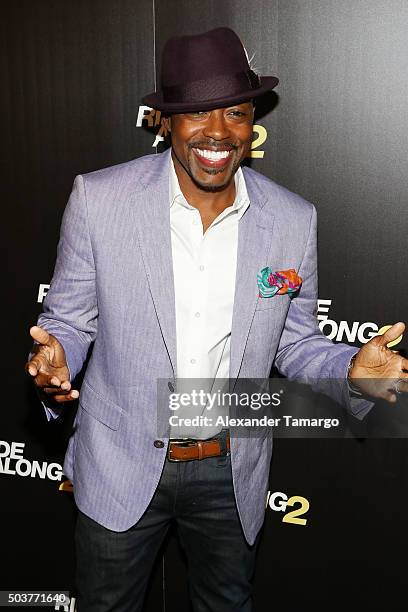 Will Packer is seen arriving at the world premiere of the film "Ride Along 2" on January 6, 2016 in Miami Beach, Florida.