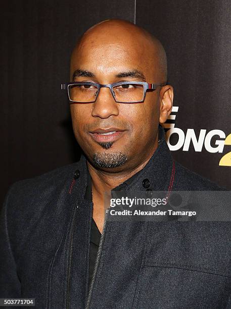 Tim Story is seen arriving at the world premiere of the film "Ride Along 2" on January 6, 2016 in Miami Beach, Florida.