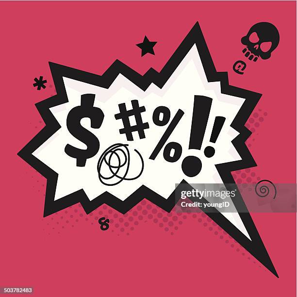 fluch - wütend stock-grafiken, -clipart, -cartoons und -symbole