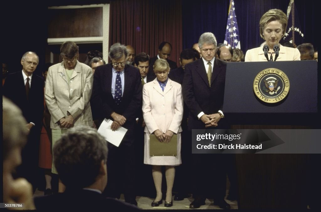 Richard W. Riley;Bill Clinton;Janet Reno;Hillary Rodham Clinton