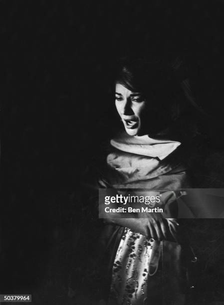 American-born Greek opera singer, Maria Callas performing, 1959.