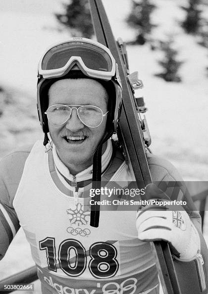 Eddie Edwards At The Winter Olympic Games In Calgary Eddie Edwards At The Winter Olympic Games In Calgary