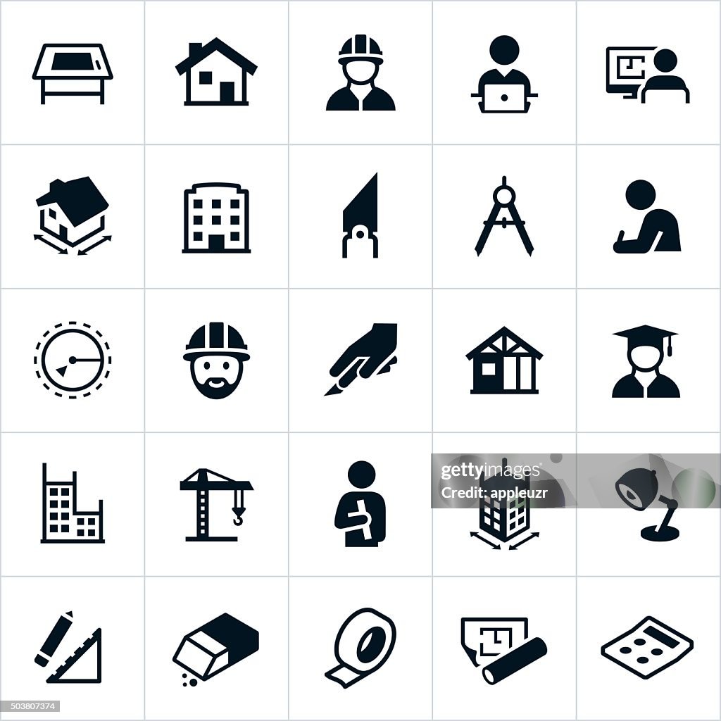 Architektur-Icons