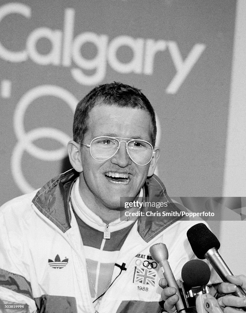 Eddie Edwards At The Winter Olympic Games In Calgary