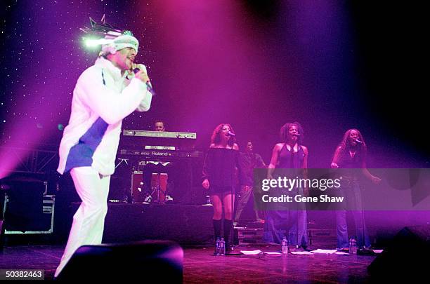 Jamiroquai plays a soldout show at The Hammerstein Ballroom at his only appearance in the U.S. **NO UK SALES**