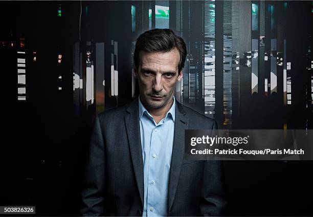 Actor and film director Mathieu Kassovitz is photographed for Paris Match on November 5, 2014 in Paris, France.