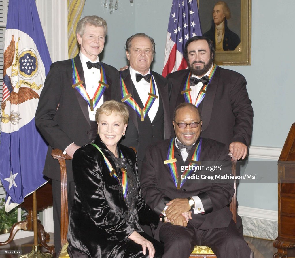 Van Cliburn;Quincy Jones;Luciano Pavarotti;Julie Andrews;Jack Nicholson