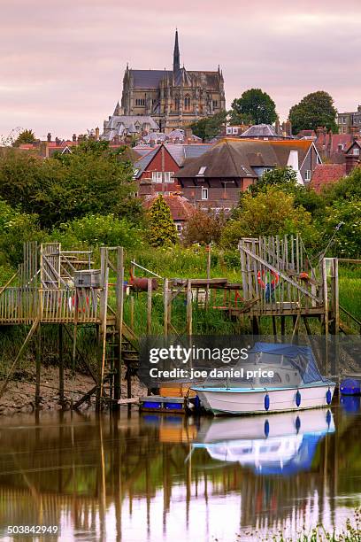 arundel cathedral, sussex, england - west sussex stock-fotos und bilder