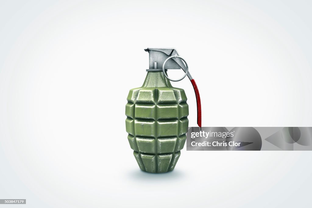 Close up of grenade