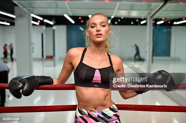 20 Victorias Secret Models Martha Hunt And Elsa Hosk Boxing Stock Photos,  High-Res Pictures, and Images - Getty Images