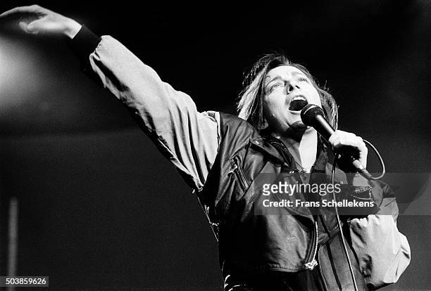 Italian singer Gianna Nannini performs at Carre on November 26th 1990 in Amsterdam, the Netherlands.