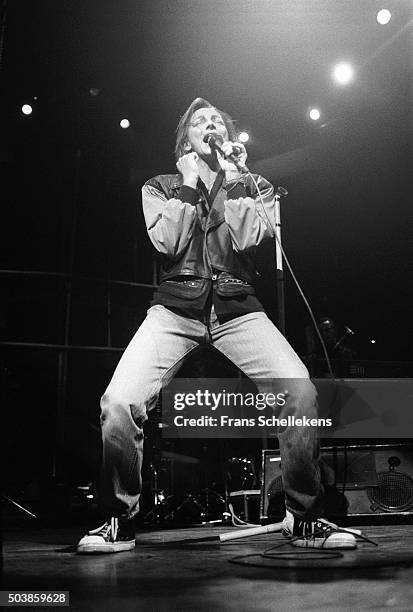 Italian singer Gianna Nannini performs at Carre on November 26th 1990 in Amsterdam, the Netherlands.