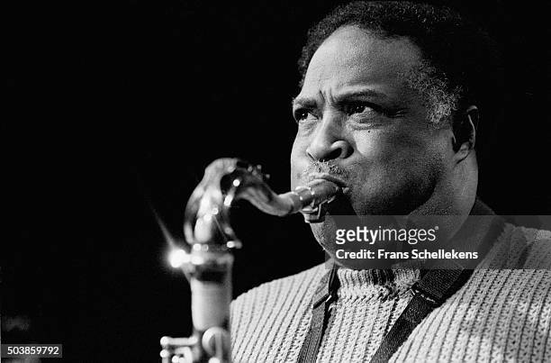 Houston Person, tenor saxophone, performs on January 29th 1998 at the BIM huis in Amsterdam, the Netherlands.