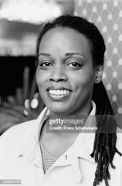 Singer Dianne Reeves poses on July 13th 1996 at the North Sea Jazz Festival in the Hague, the Netherlands.