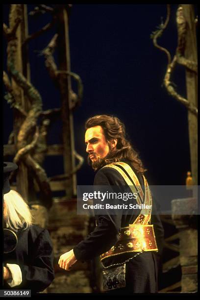 Baritone Dwayne Croft as Guglielmo in Mozart's Cosi Fan Tutte on stage at the Metropolitan Opera.