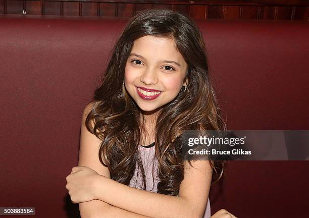 Cree Cicchino promotes Nickelodeon's "Game Shakers" with a meet and greet with children from "The Kids League" at Buca di Beppo Times Square on...