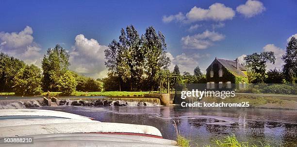 canal - nantes summer stock pictures, royalty-free photos & images