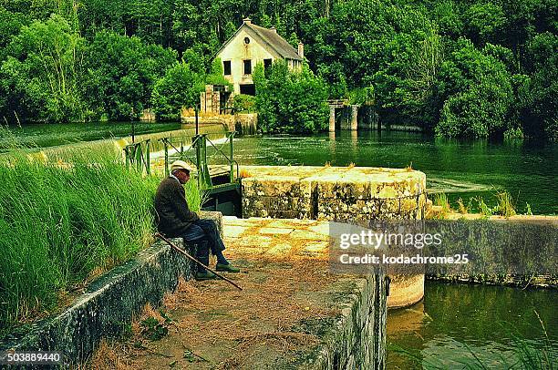 canal - nantes summer stock pictures, royalty-free photos & images