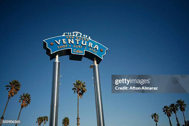 san buena ventura - town sign stock pictures, royalty-free photos & images