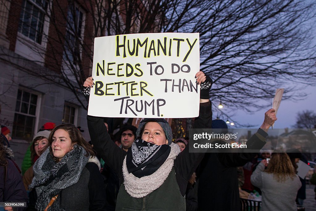 Donald Trump Holds Campaign Rally In Burlington, VT