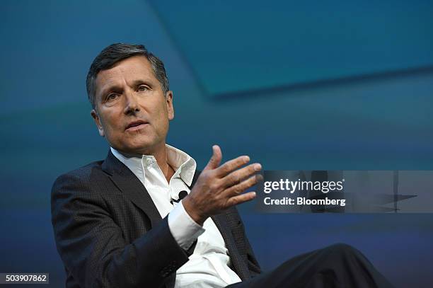 Stephen "Steve" Burke, president and chief executive officer of NBCUniversal Media LLC, speaks during an event at the 2016 Consumer Electronics Show...