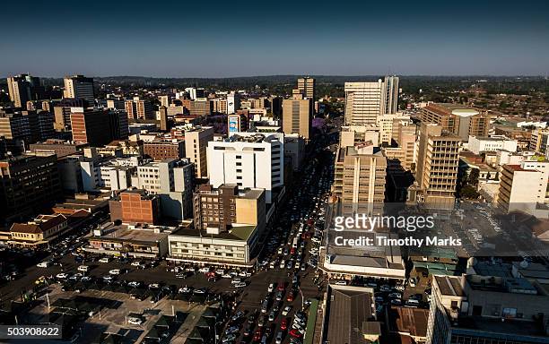 east cbz (central business district) harare, zimbabwe - harare stock pictures, royalty-free photos & images