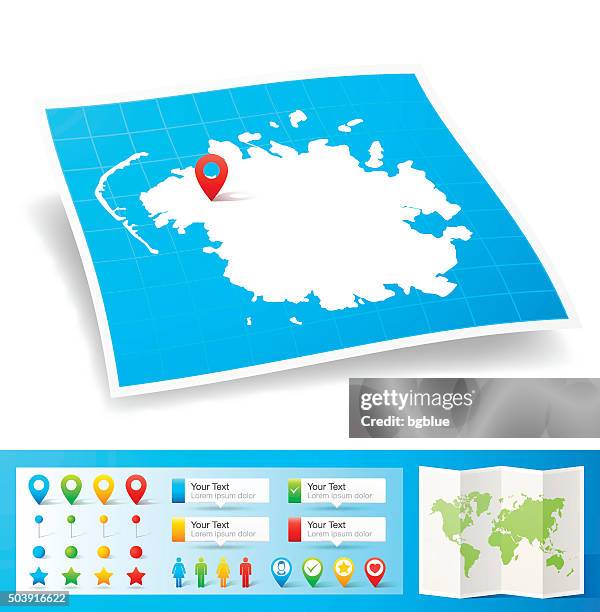 ilustrações, clipart, desenhos animados e ícones de micronésia mapa com localização bótons isolado no fundo branco - palikir